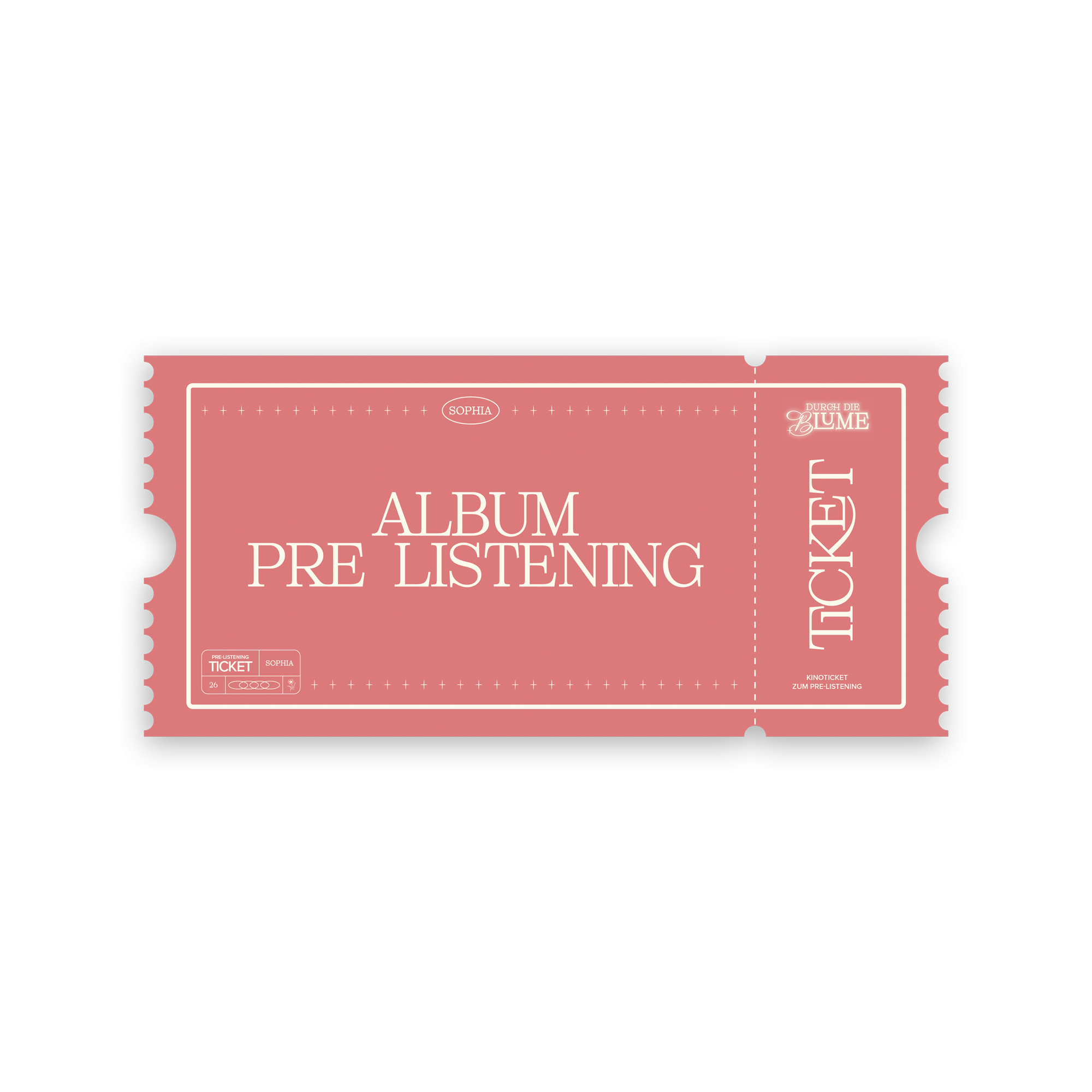 Sophia Durch die Blume CD + Ticket zum exkl. Album Pre-Listening-Event (Hamburg) 430486