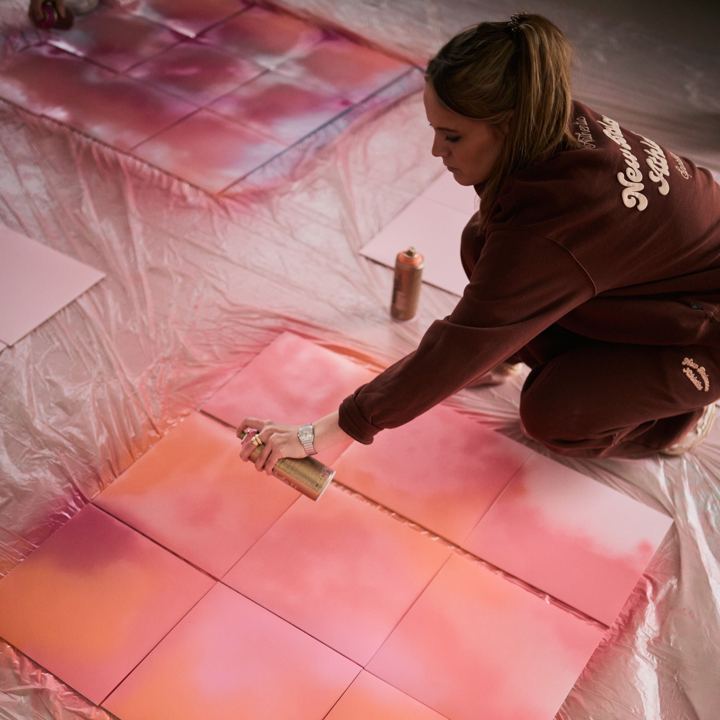 Sophia Durch die Blume Ltd. handbemalte + unterschriebene Vinyl 432677